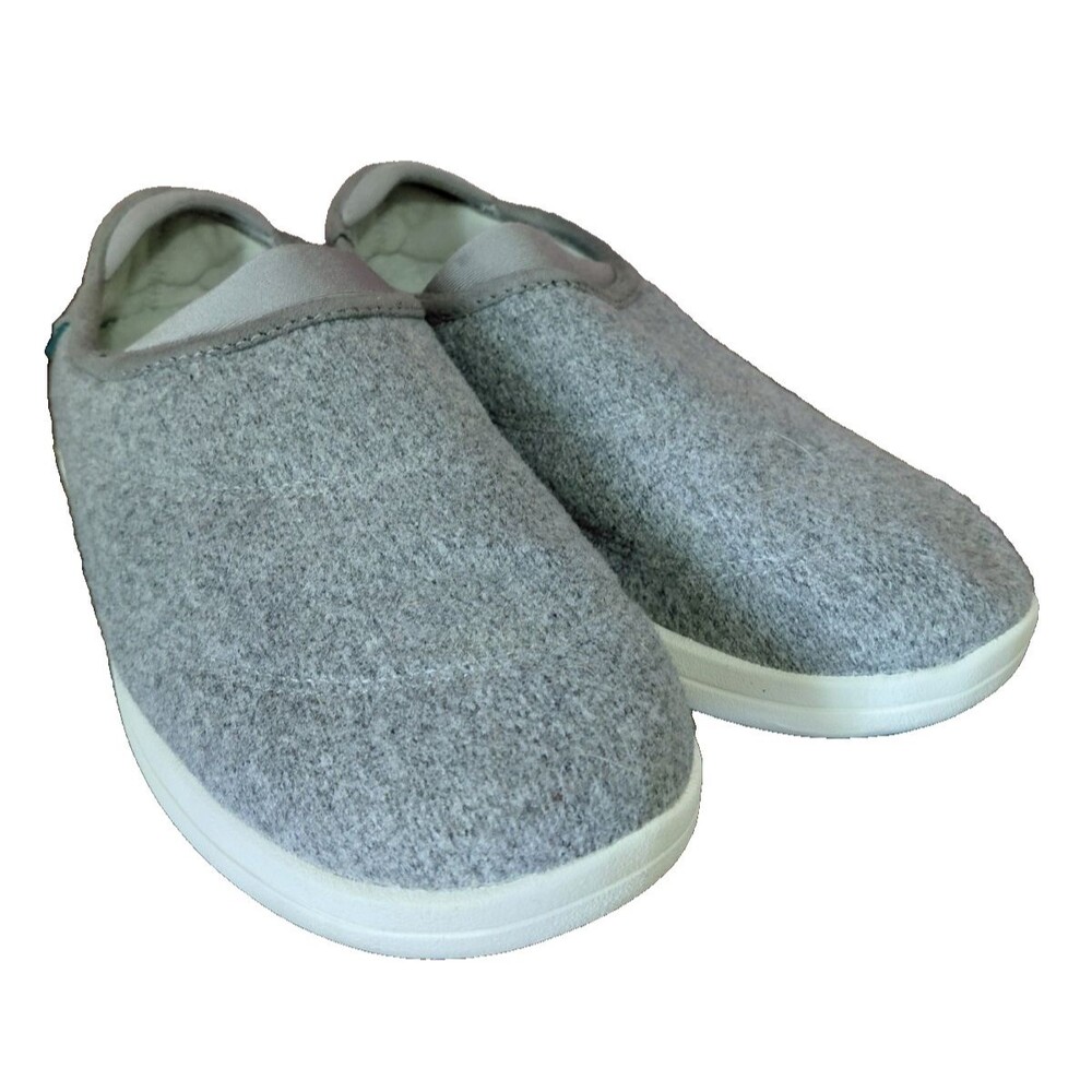 Vessi Sunday Women’s W8 Casual Comfort Gray Slip On Soft Shoes